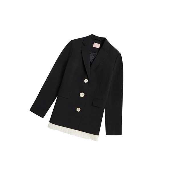 Blazer Damskie A BATHING APE Bape Buttoned Blazer Czarne | UPJH-80439