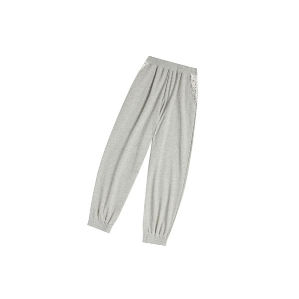 Spodnie Damskie A BATHING APE Bape Relaxed Long Szare | NFDQ-70231
